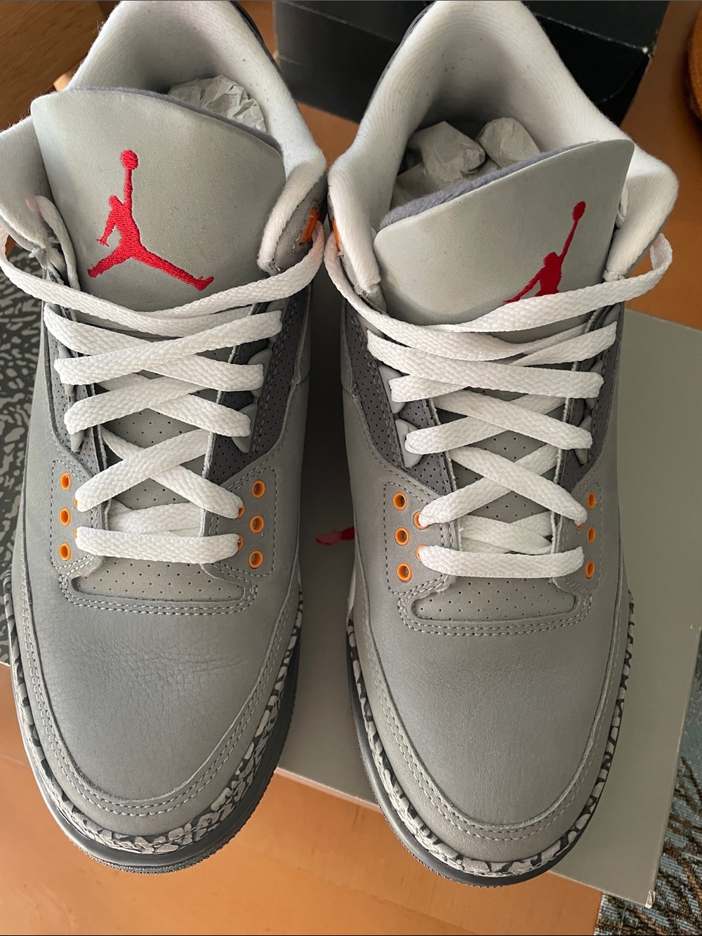 Jordan Air Jordan 3 Retro 'Cool Grey' Gray & Black Sneakers